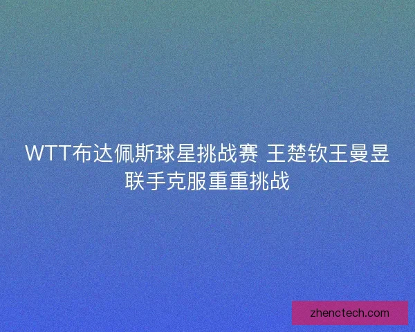 WTT布达佩斯球星挑战赛 王楚钦王曼昱联手克服重重挑战 WTT布达佩斯球星挑战赛 王楚钦王曼昱联手克服重重挑战